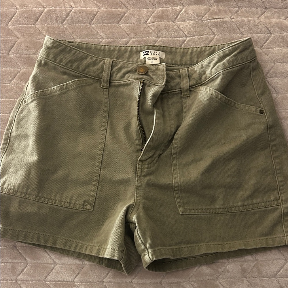 Billabong Olive Women's Cargo Shorts
